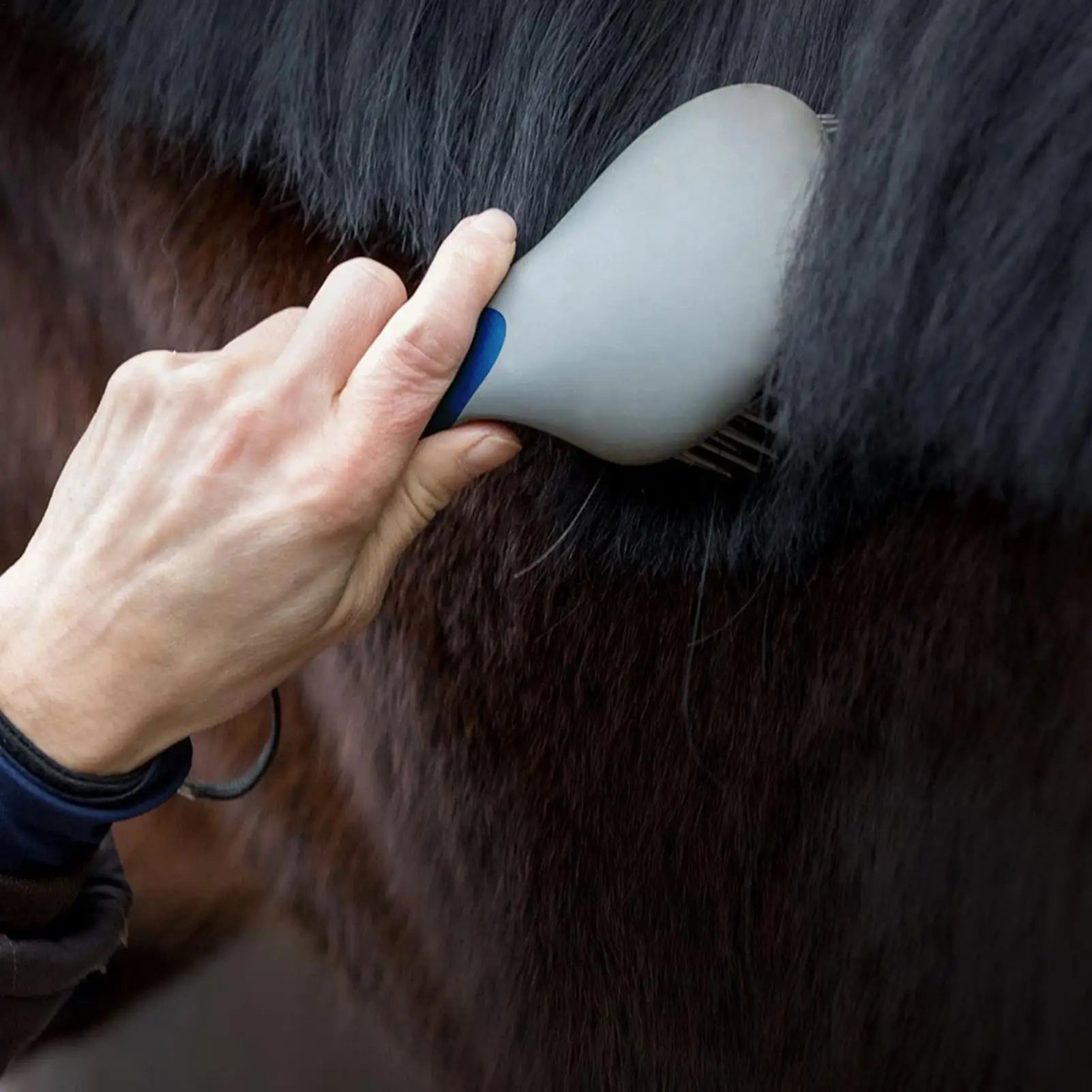 Horse Brushes Grooming Professional Mane Tail Brush Humanized Handle Qme