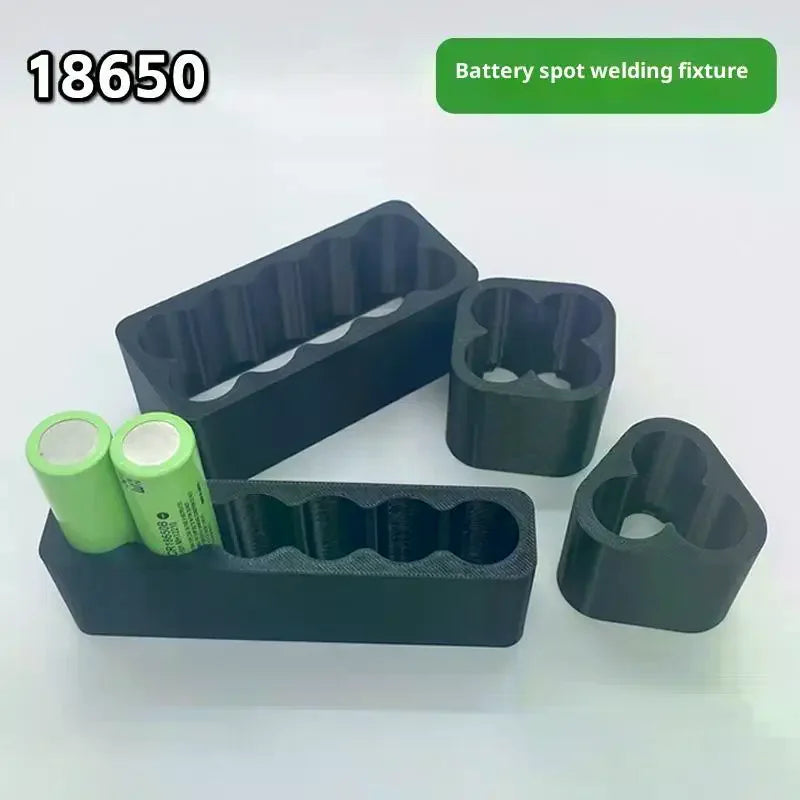 1/4Pcs 18650 Spot Welding Fixture Battery Fixed Lithium Battery Welding Fixture Spot Welding Fixed Assembly Bracket Qme