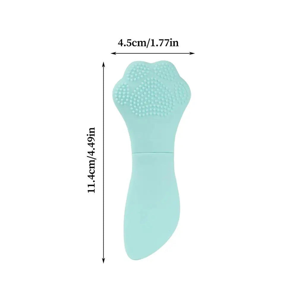 Silicone Cat Paw Acne Blackhead Remover Brush Facial Cleansing Face Qme Green China Mainland