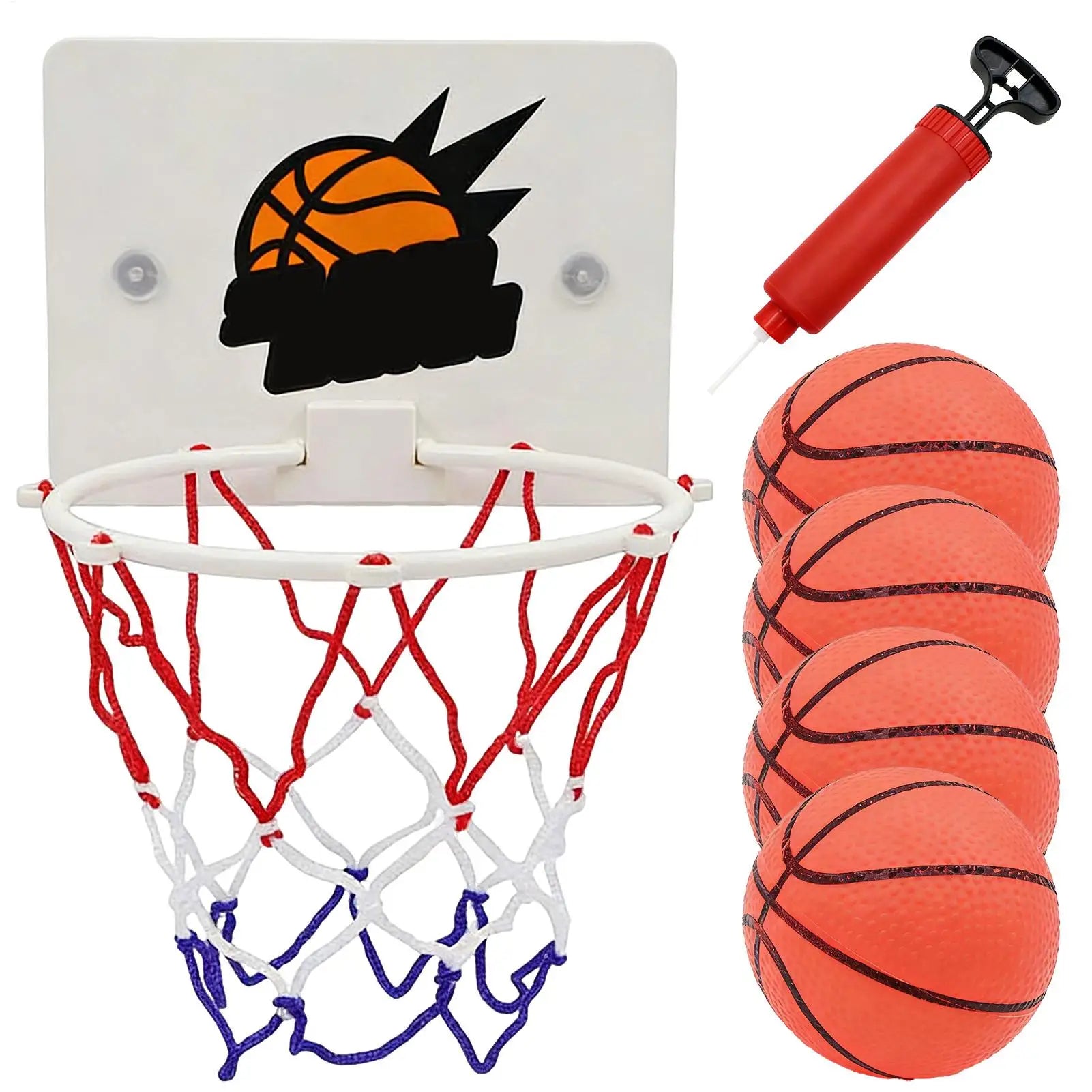 Kids Basketball Hoop Small Suction Cup Game No Drilling Basketball Hoop Games for Kids Boys Girls Exercise Home Classroom Qme