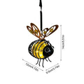 Solar Garden Light Hangable Bee-shaped Weather-resistant Ornament Led Qme Orange China Mainland