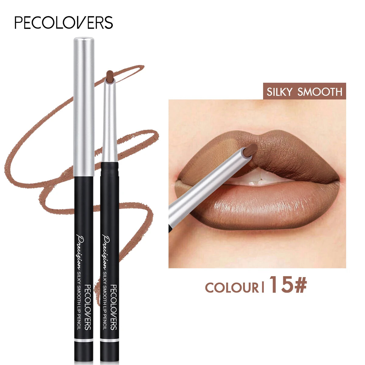 24-Color Matte Lip Liner Long-lasting Natural Effect Pencil All Skin
