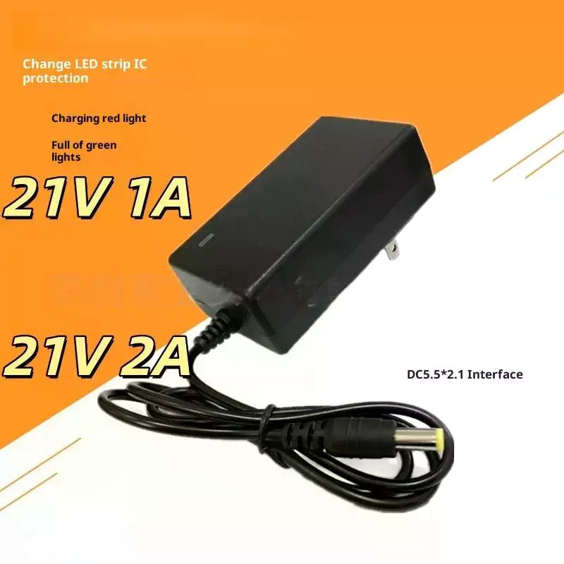 Universal Adapter Fast Charger 21V 1A 2A DC Electric Wrench Lithium Qme