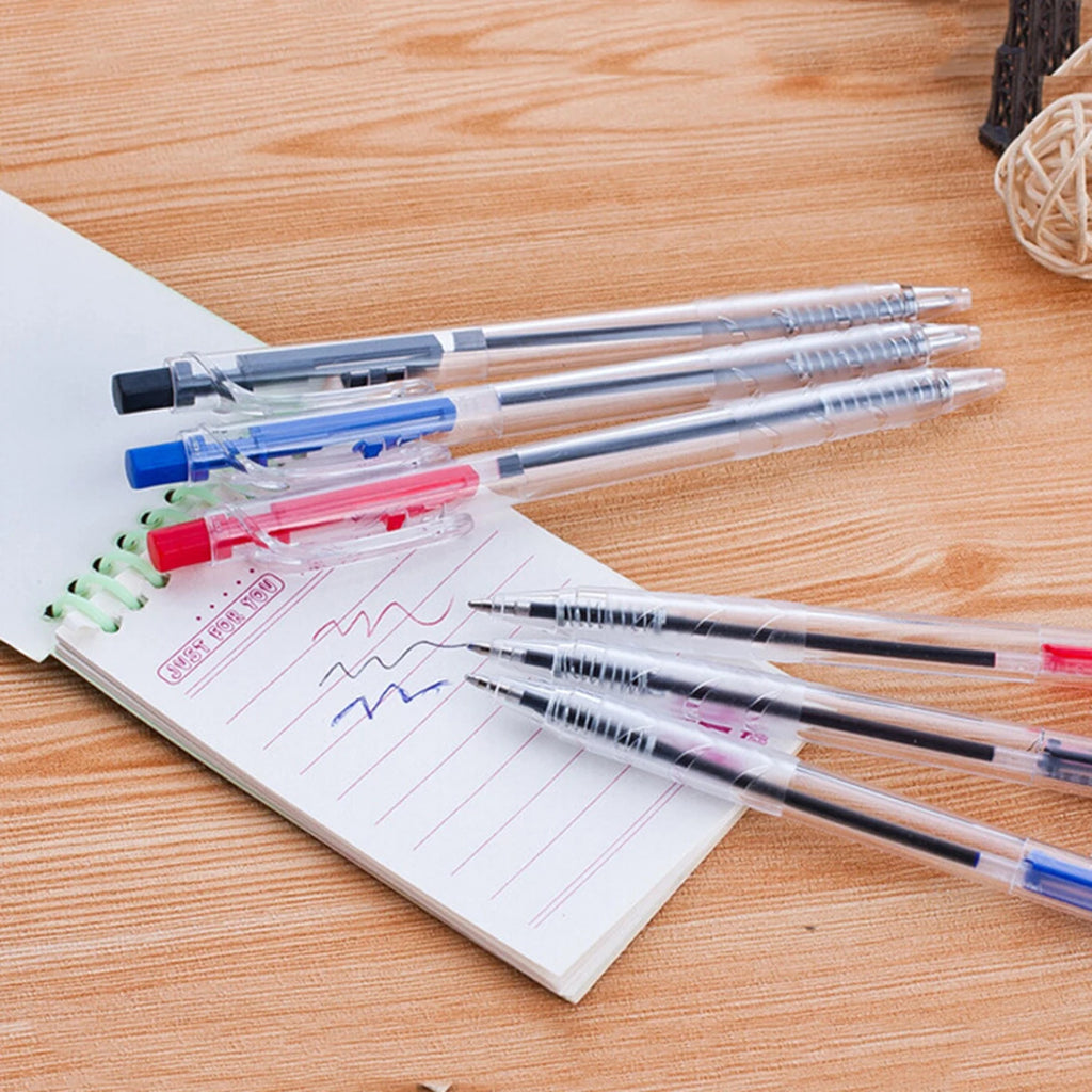 Retractable Ballpoint Pens, Medium Point (0.7mm), 10-30 Pack, Black/Blue/Red Pens Perfect Color Pens For School Office Supplies Qme