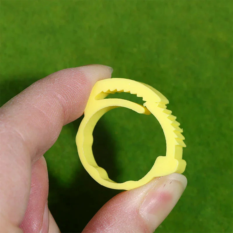 100Pcs 16~18.5mm Chicken Foot Rings Adjustable Poultry Leg Snap Ratchet No Number Buckle Clip Chick Duck Goose Pigeon Raising Qme