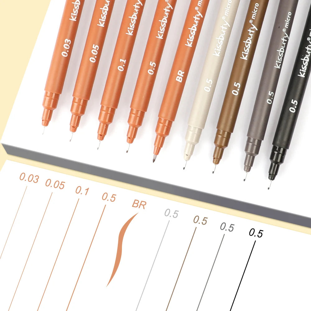 Micro-Pen Fineliner Pens,Color Pigment Liner Multiliner Archival Ink Micro Fine Point Pens for Sketching, Drawing, Journaling Qme