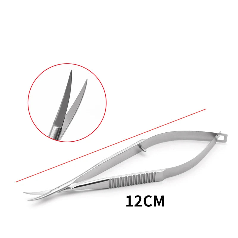 Castroviejo Corneal Scissors Capsule Membrane Titanium Stainles Steel Qme
