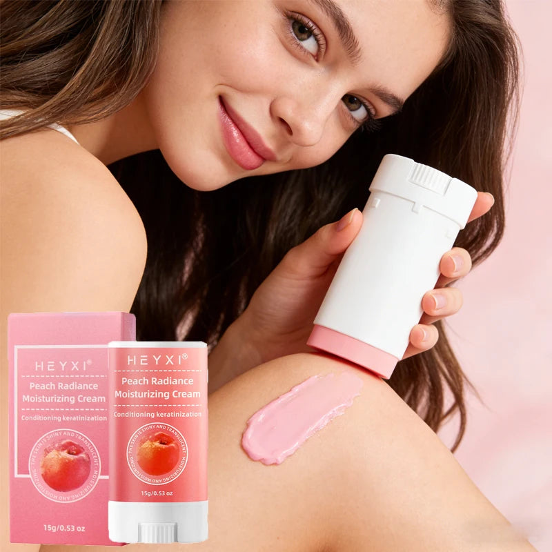 Peach Moisturizer Lightweight Hydrating Soft Smooth Ideal Women Qme