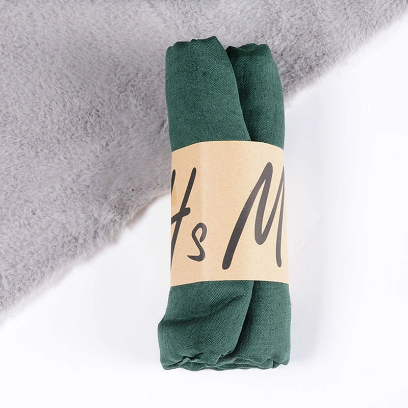 Women Native Windproof Scarf Shawls Wraps Solid Cotton Warm Scarves