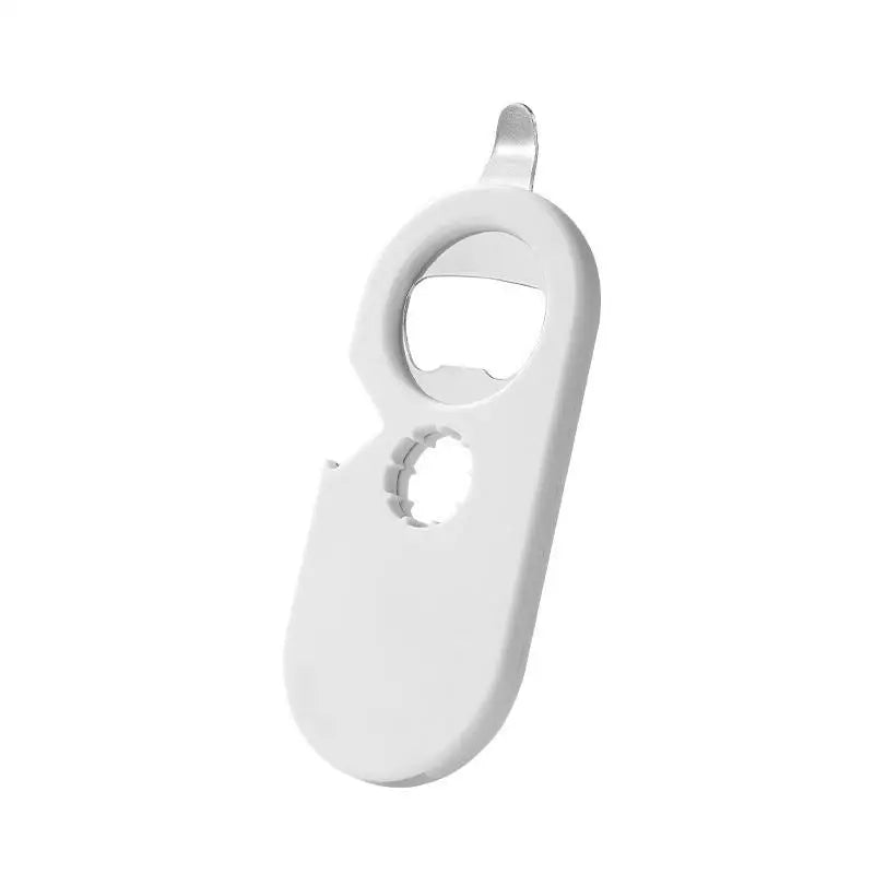1 Magnetic Bottle Opener Can Adsorb Refrigerators Beer Openers Home Qme White