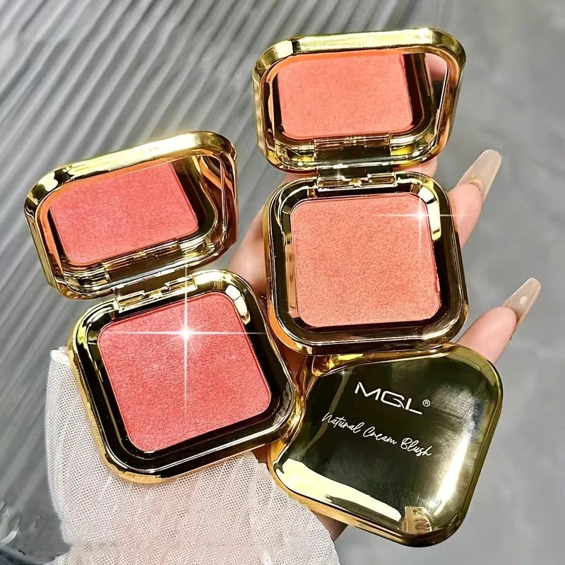 Cream Blush Palette Mashed Potato Texture Waterproof Long Lasting Qme