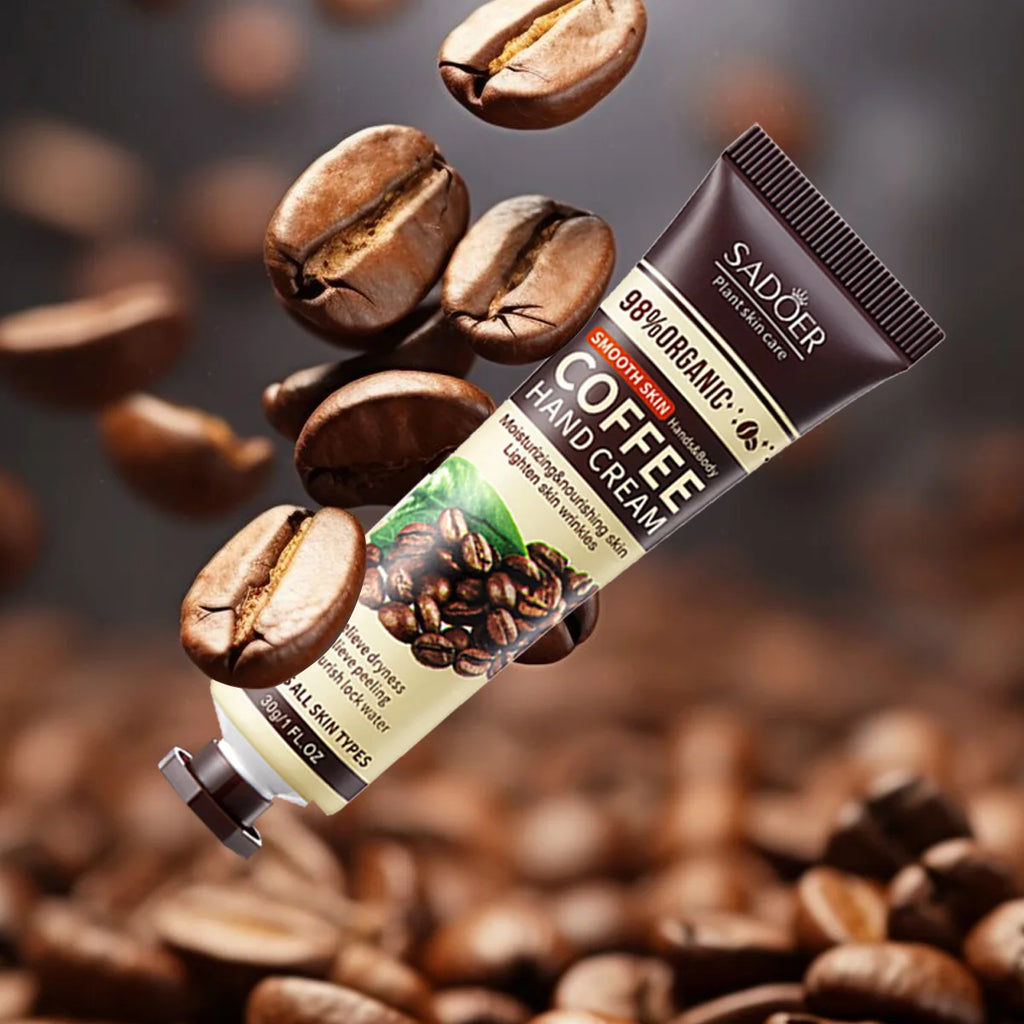 Coffee Moisturizing Hand Cream Skin Dry Autumn Winter Seasons Qme