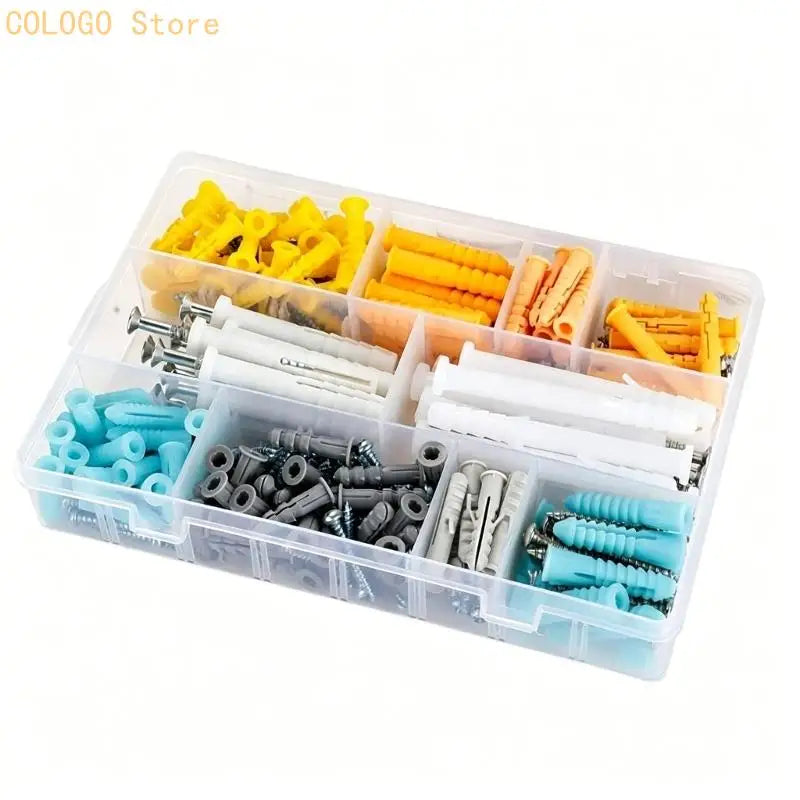 200 Count Screw Expansion Sleeve Indoor Fixture Mounting D0LD Qme