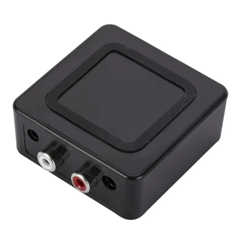 Bluetooth Receiver, Digital To Analog 5.0 Bluetooth Receiver, Amplifier Dual Headphone Jack 3.5mm with Optical Fiber Qme