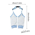 Dog Leg Wraps Anti-licking Adjustable Strap Knee Protector Sleeves Qme Blue XL China Mainland