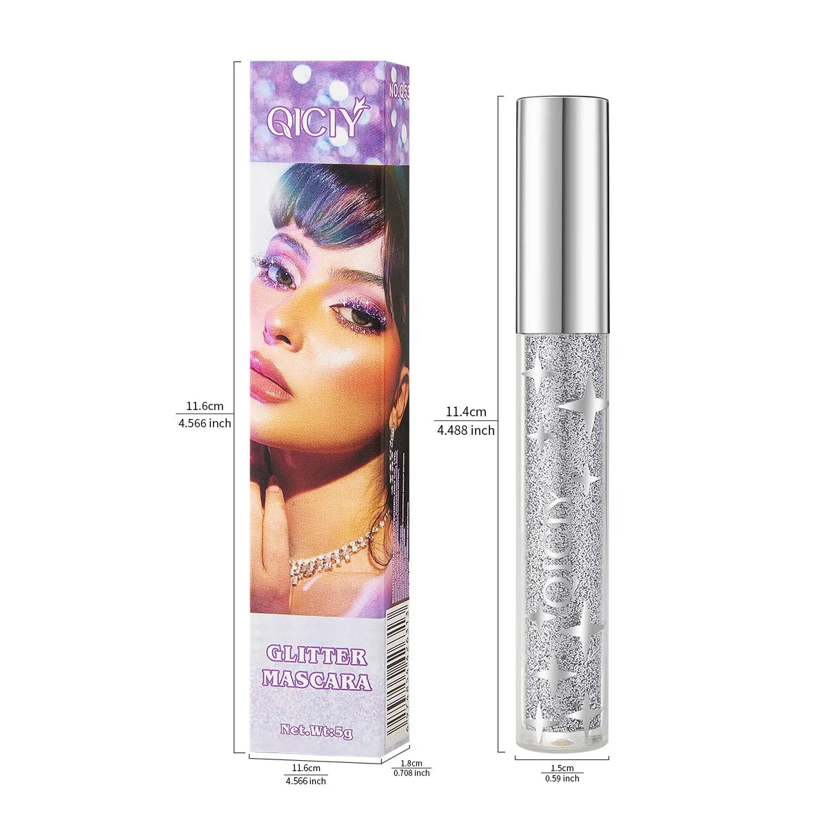Shiny Eye Black Waterproof Sweat Resistant Durable Formula Creates Qme