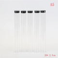Clear Travel Toothbrush Case Storage Tubes Lids Portable Holder Qme A5