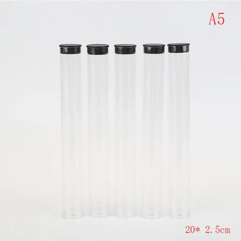 Clear Travel Toothbrush Case Storage Tubes Lids Portable Holder Qme A5