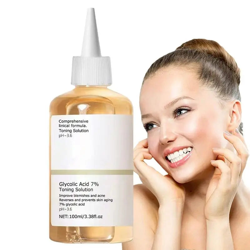 Glycolic Acid 7% Toning Solution Ordinary Acne Remover Lifting Firming Wrinkles Glowing Facial Skin Care Glycolic Acid Toner Qme