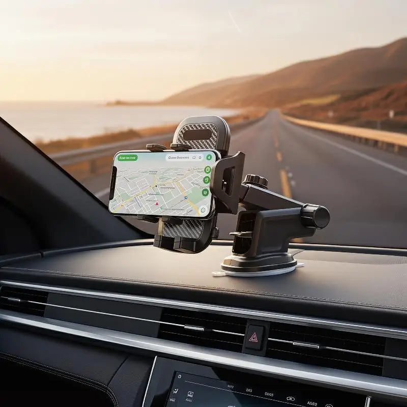 360 Rotation Car Phone Holder Universal Sucker Mount Cellphone Stand Qme