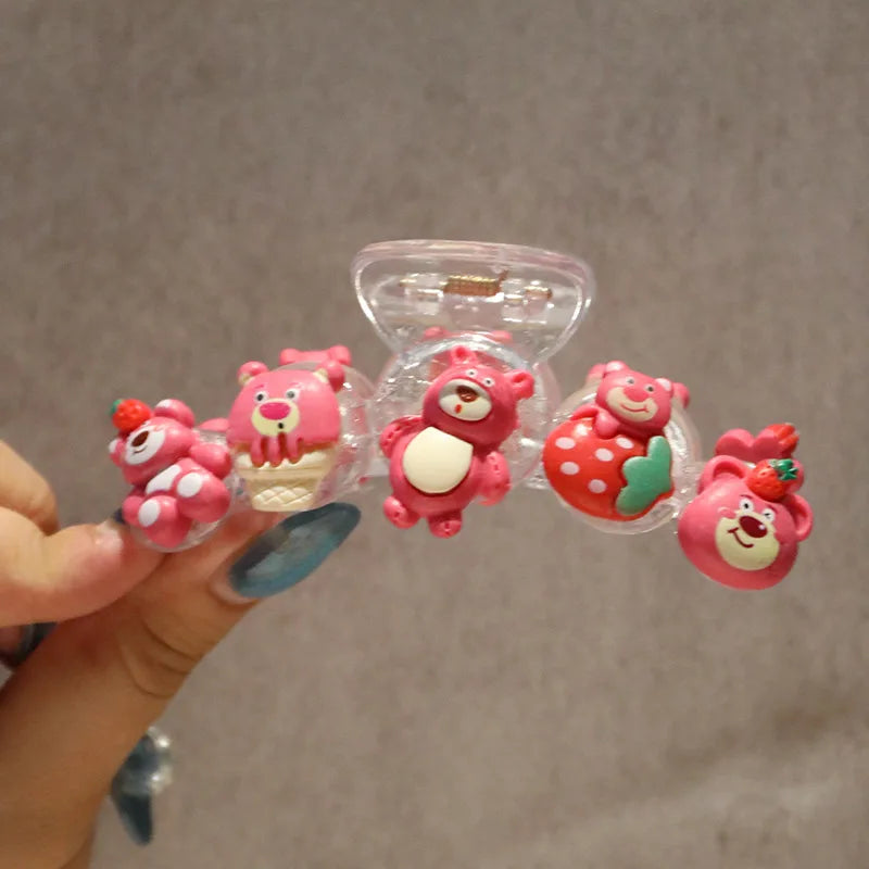 Hello Kitty Kuromi Handmade DIY Clips Student Hair Accessories Smooth Qme 10