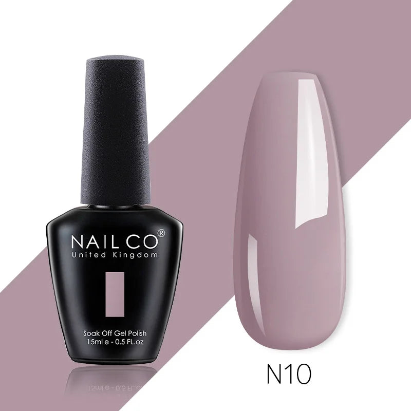 NAILCO 85 Colors Nail Gel UV LED Lacquer Manicure Varnish Hybrid Semi
