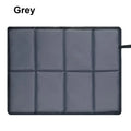 Waterproof Oxford Cloth Sitting Pad - Portable Folding Mat for Hiking/Beach/Picnic, Lightweight Seat Pad with Anti-Dirty Design Qme gray