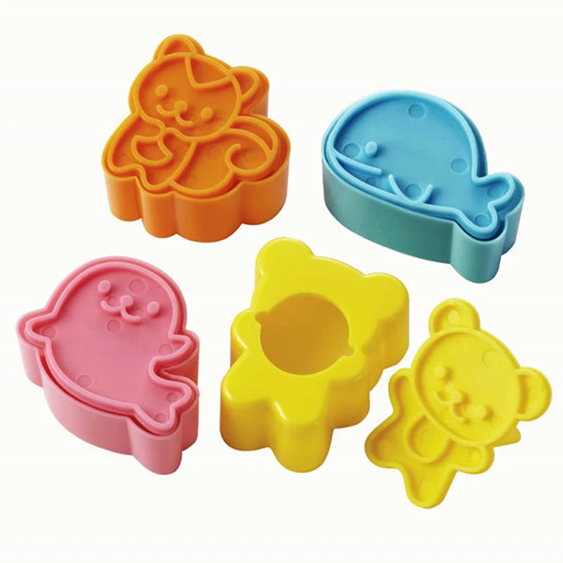 Mini Sandwich Cookie Cutter Dolphin Seal Squirrel Bear Cake Qme
