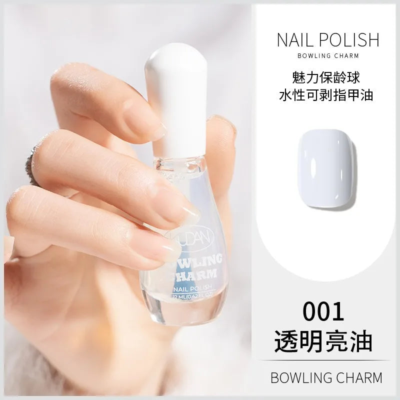 40 Colors Nail Polish Summer Water-based Quick Drying Tearable Art