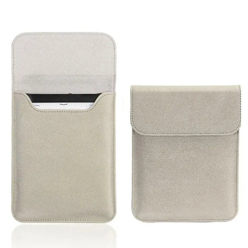 Matte Frosted Carrying Sleeve Magnetic Closure Soft Lining Dustproof Qme B 14x19cm