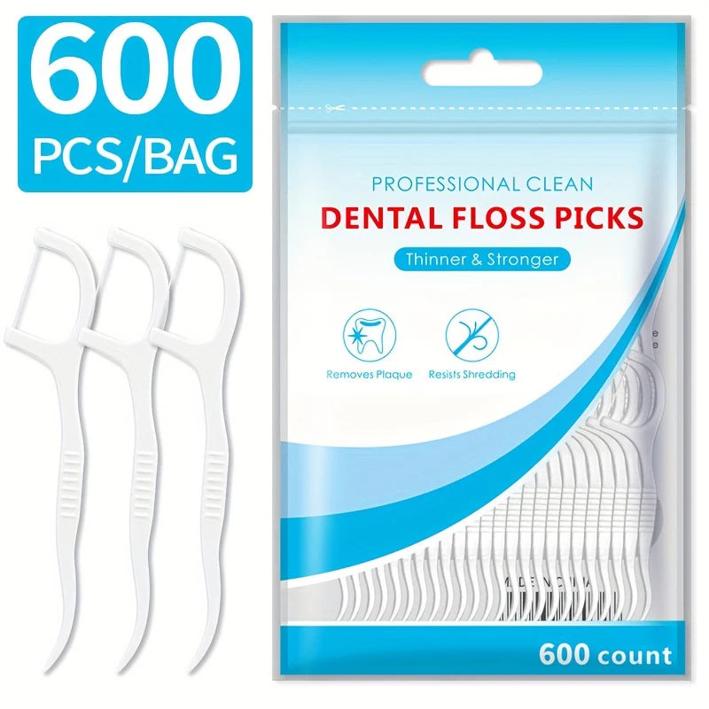 30 50 150 300 Ultra-fine Disposable Smooth Dental Floss Household Qme 600pcs