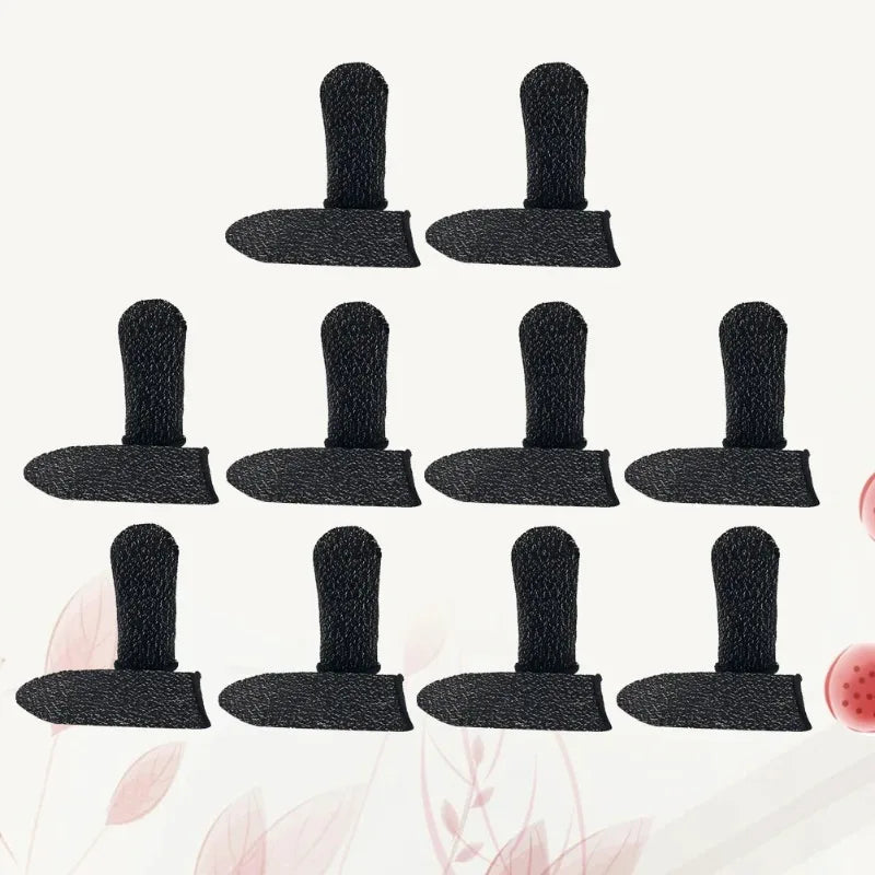100pairs Game Finger Sleeves Anti-Sweat Non-Slip for PUBG Mobile Gaming Touch Screen Competitivethumb Sleeves Qme