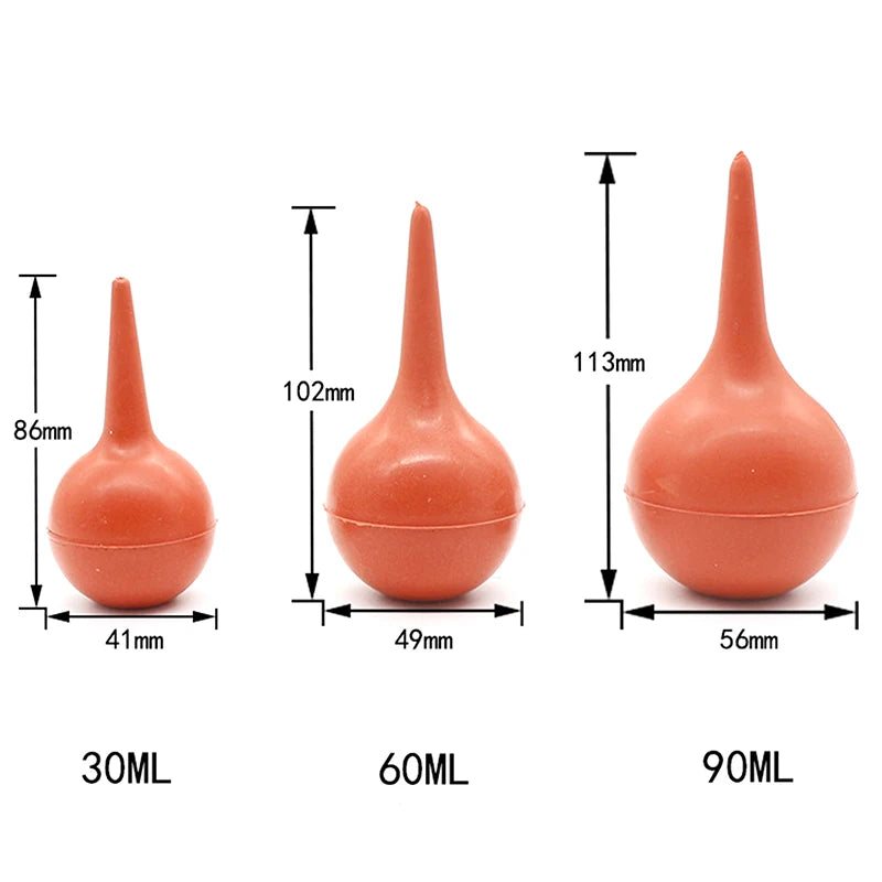 Earwax Removal Irrigation Bulb Syringe Air Blower Pump Safe Effective Qme