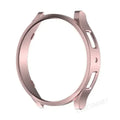 Bling Case for Samsung Galaxy Watch 6 4 Case 40mm 44mm Accessories Fashion Two Rows Diamond bumper Galaxy Watch 5 6 40 mm Cover Qme Rose Pink02 Watch 6 Classic 47mm