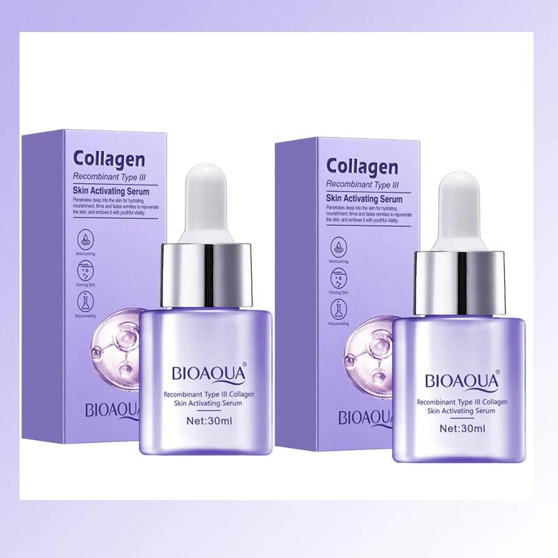 Instant Wrinkle Remover Face Serum Lifting Firming Fade Fine Lines Anti-aging Essence Whitening Brighten Nourish Skin Care Qme 2pc