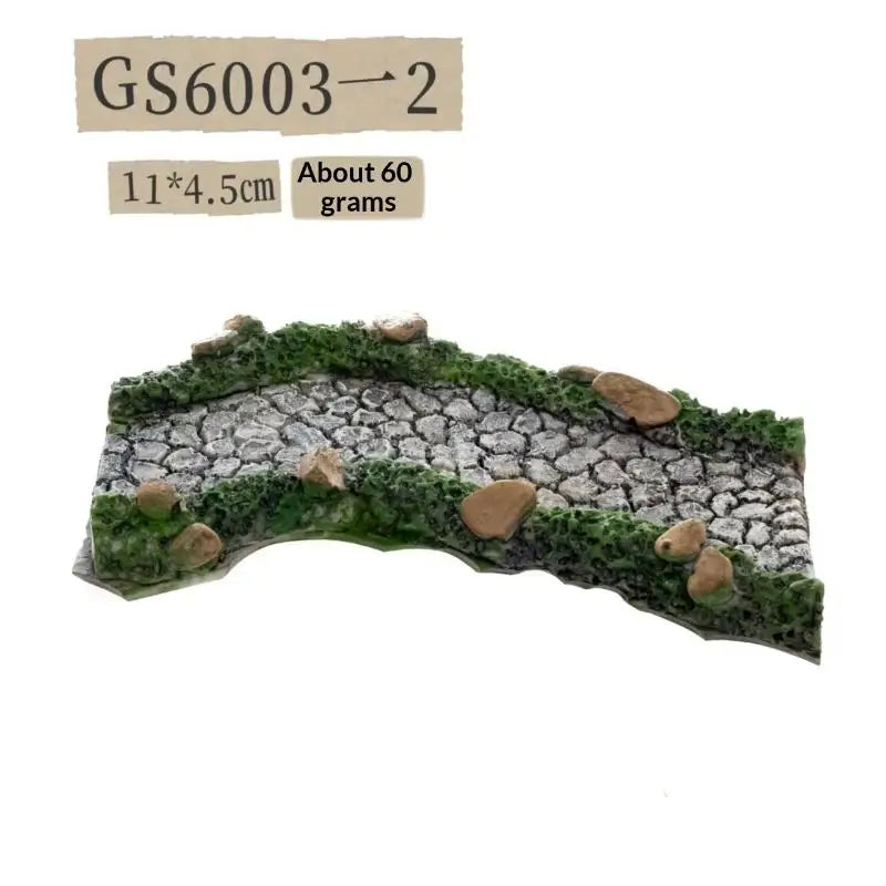 Resin Art Decoration Micro Landscapes Flower Pot Miniature Qme A2