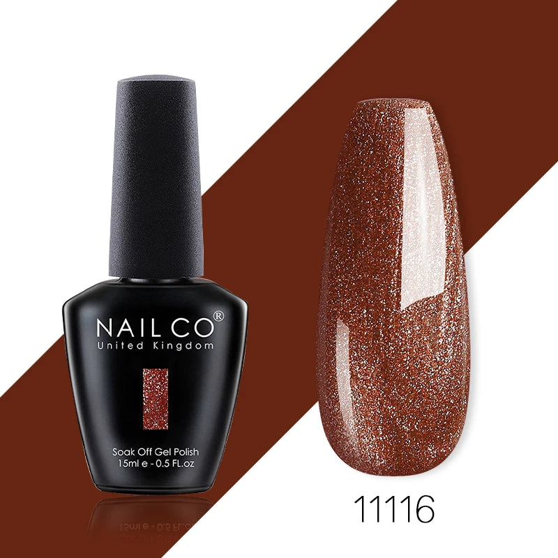 NAILCO 85 Colors Nail Gel UV LED Lacquer Manicure Varnish Hybrid Semi