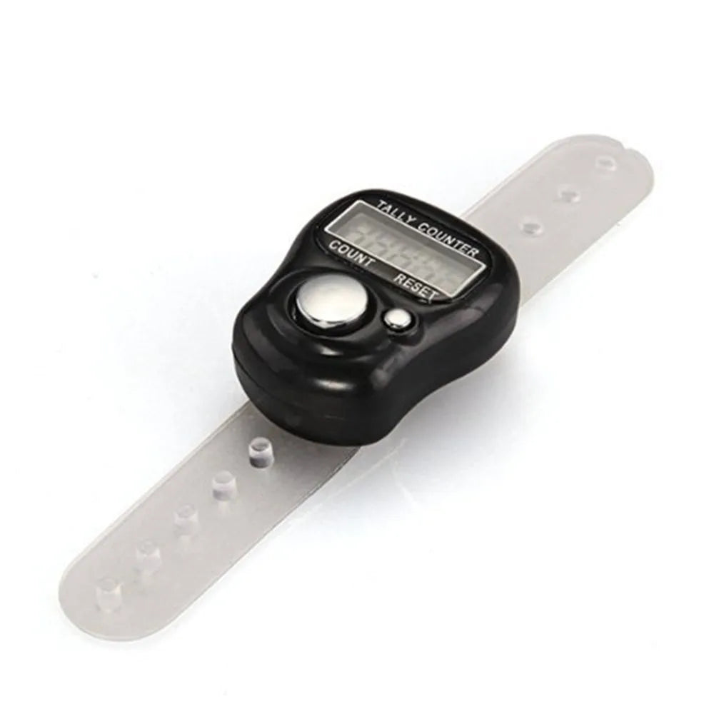 Electronic Digital Finger Ring Tally Counter Hand Held Knitting Row Qme