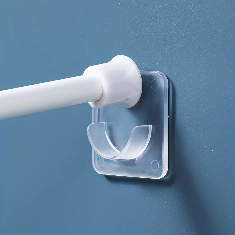 2pcs/set, Punch-free Wall Hook, Door Decoration Key Rack, Punch-free Wall Hook, Adhesive Strong Load-bearing Door Rear Hook Qme