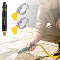 High Pressure Sprinkler Nozzle for Garden and Car Water Gun Nozzle Household Multipropose Cleaning Pipe Accessories Qme as shown