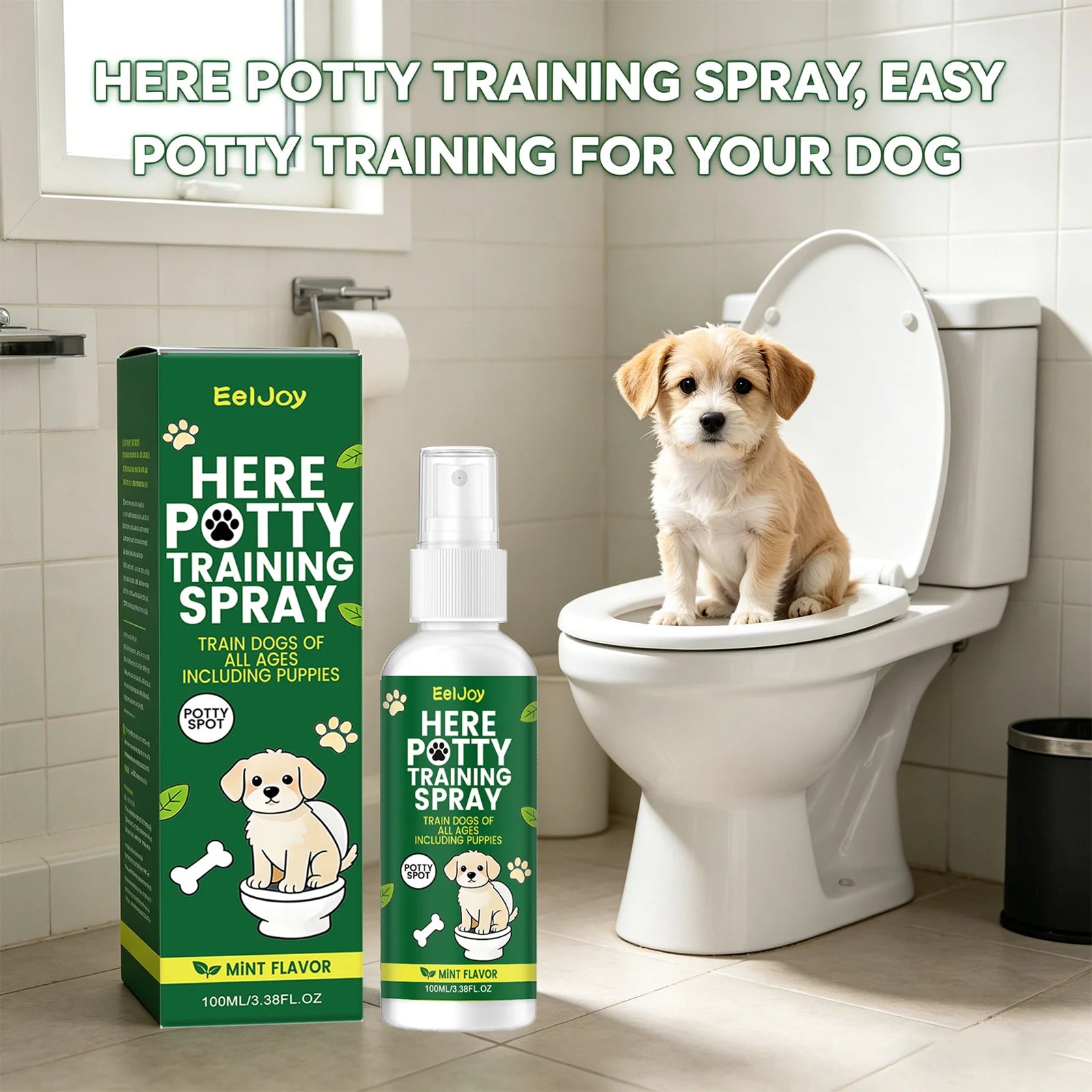Dog Toilet Training Spray Fixed Point Defecation Develop Good Toilet Habits Reduce Disorderly Defecation Behavior Potty Training Qme