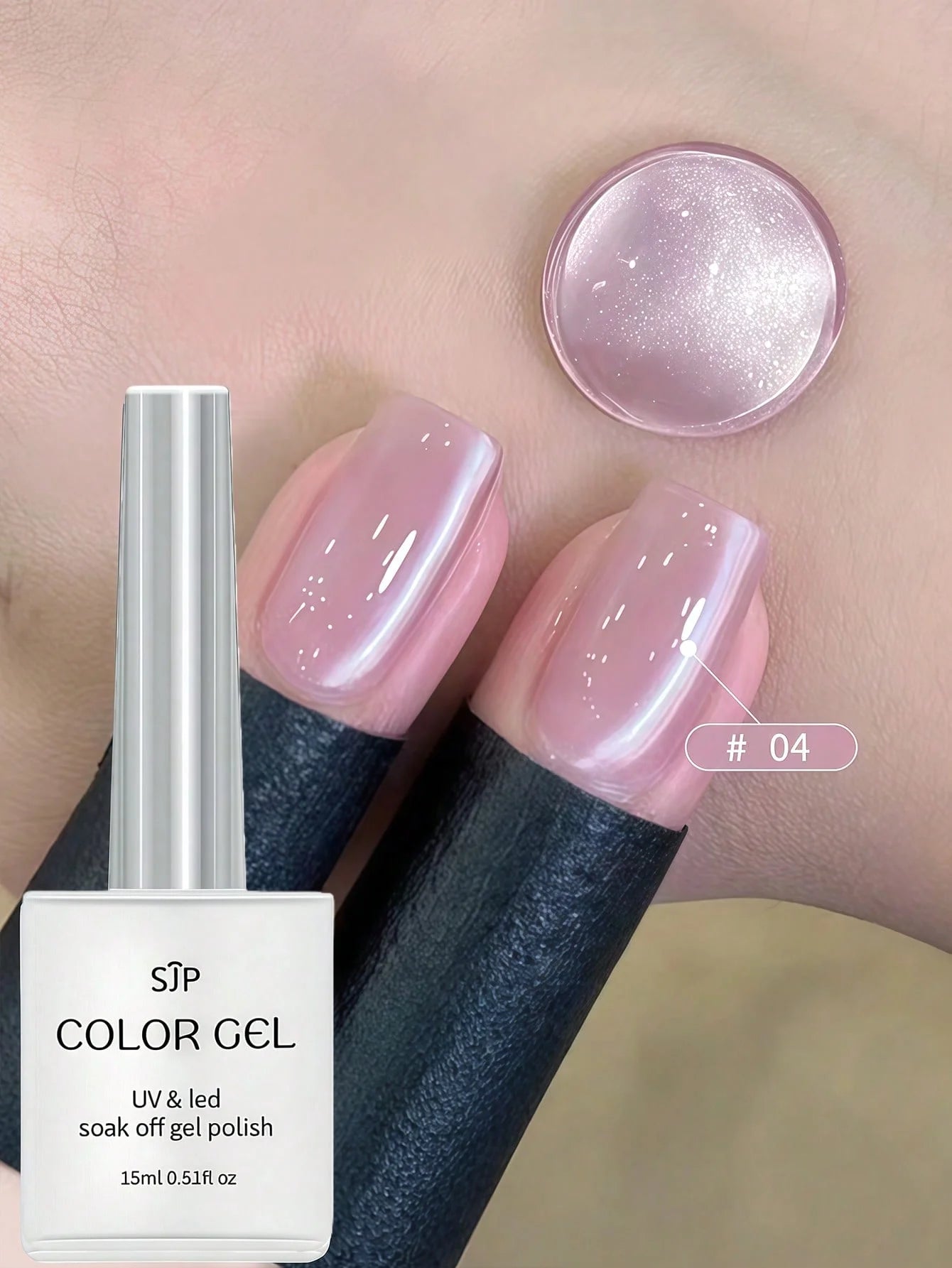 Clear Cat Eye Gel Polish UV Nail DIY Art Charm Suitable Spring Summer Qme PURPLE