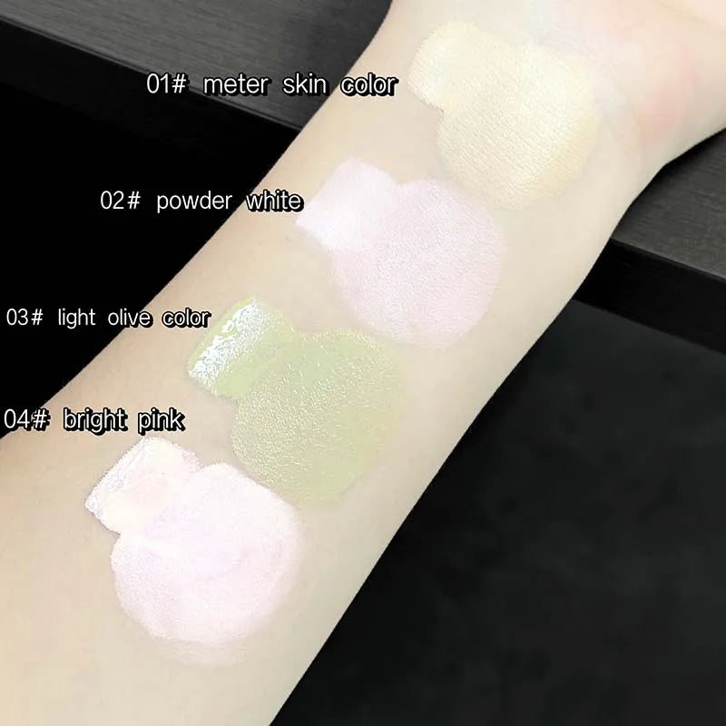 Matte Face Liquid Concealer Light Olive Cream Natural Whitening Full Coverage Waterproof Brightening Cover Dark Circle Concealer Qme