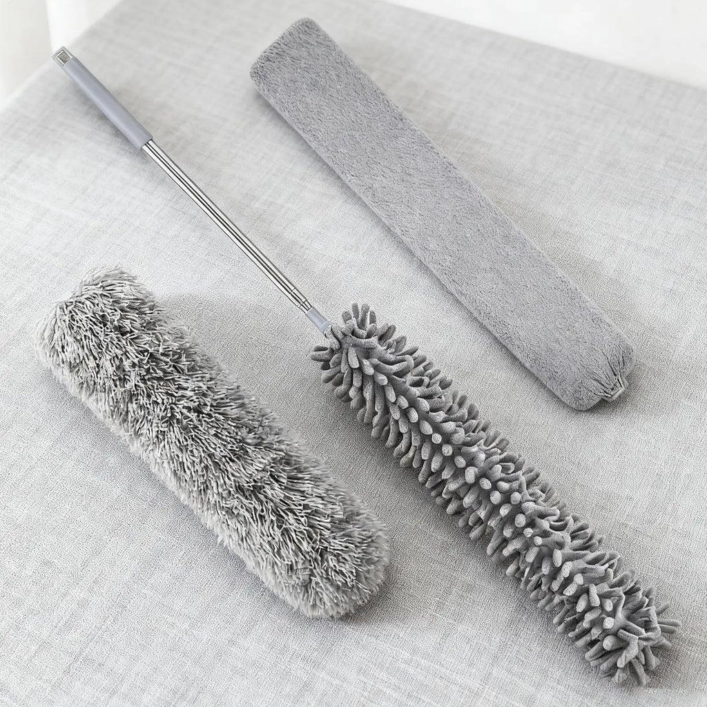 Retractable Duster Washable Microfiber Mop Household Dust Collector For Home Commercial Apartment Dormitory Kitchen Bathroom Qme