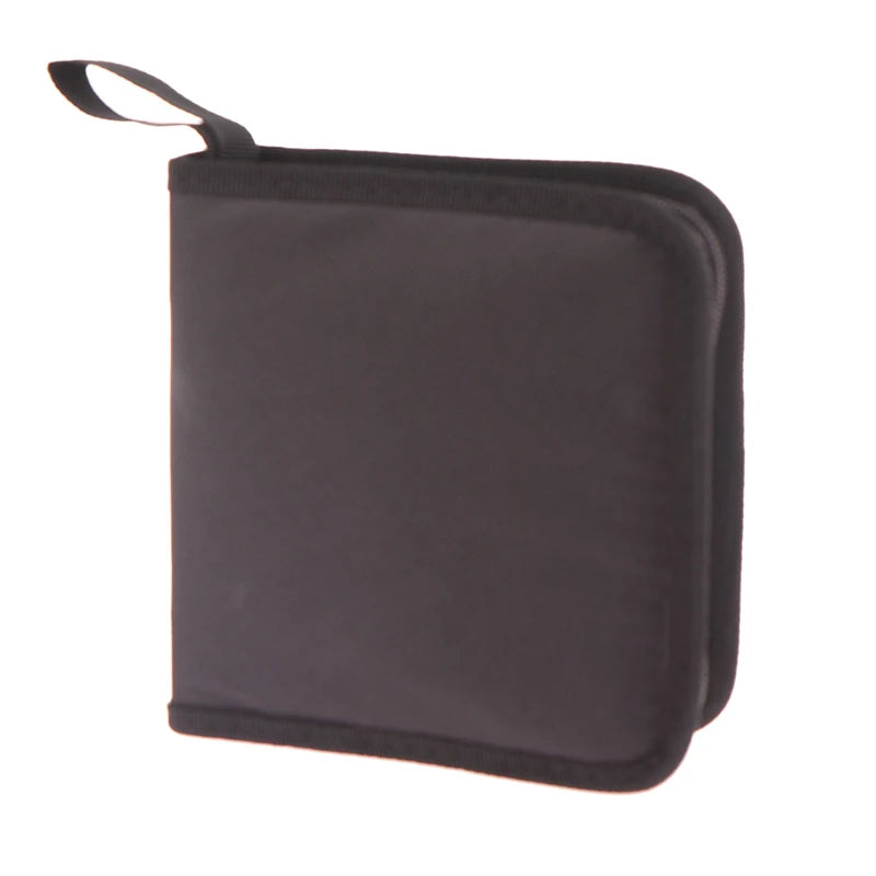 40Tablets CD DVD Discs Oxford Handbags Storage Case Organizer Booklet Qme Black