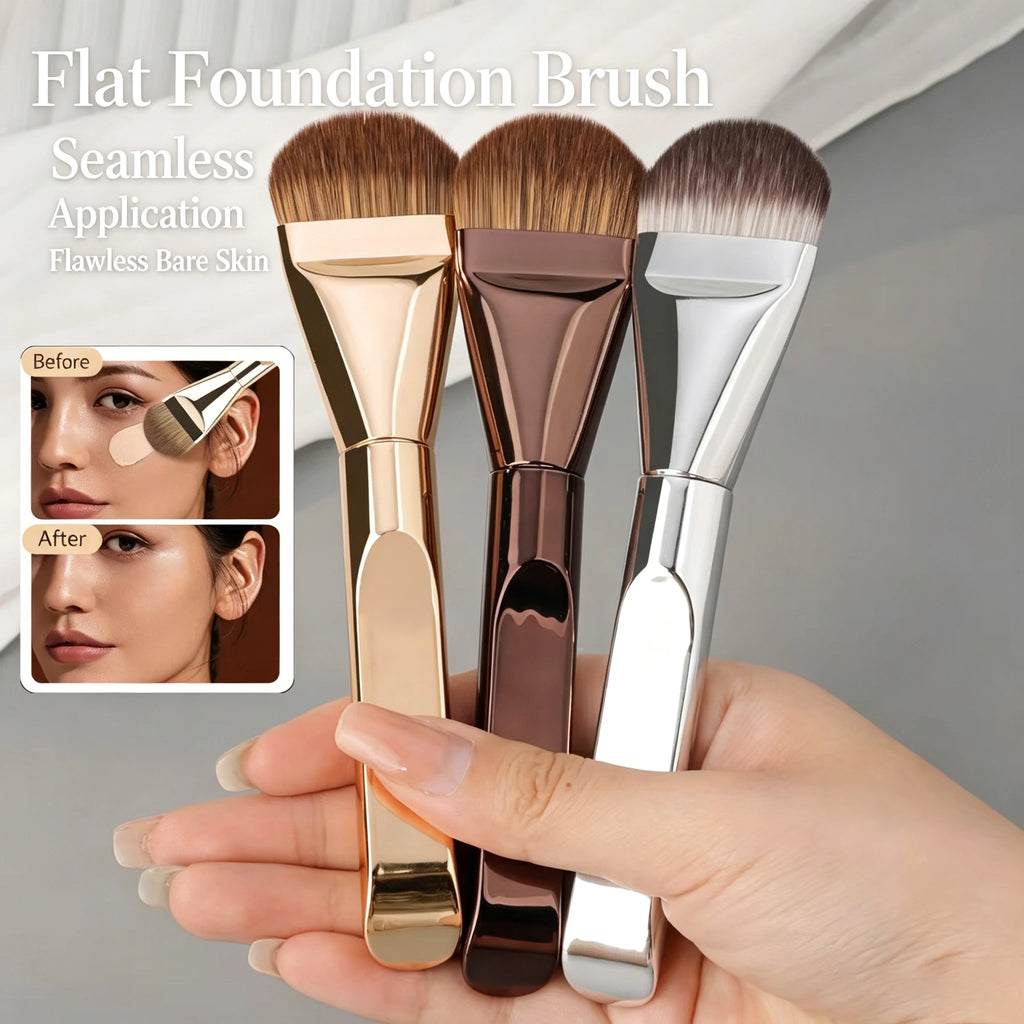 Tongue-shaped Foundation Brush Ultra-thin Seamless Base Makeup Qme