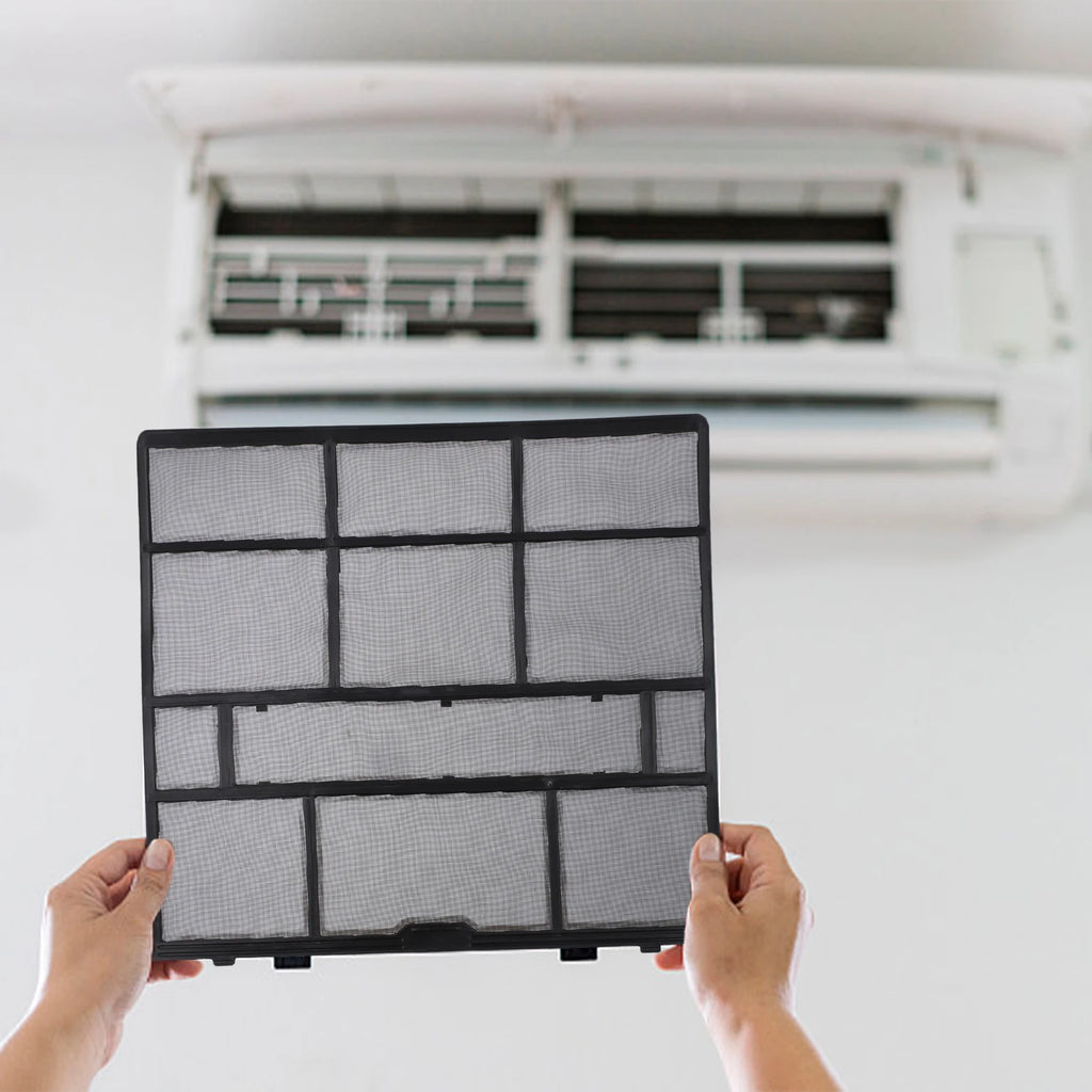1Pc Indoor Unit Hanging AC Dust Filter Screen Air Conditioner Outlet Protection Mesh Cover Easy Install Accessory Qme