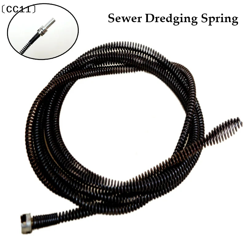 10MMx1M 2M Drain Dredging Spring Sink Cleaner Sewer Tool Kitchen Qme