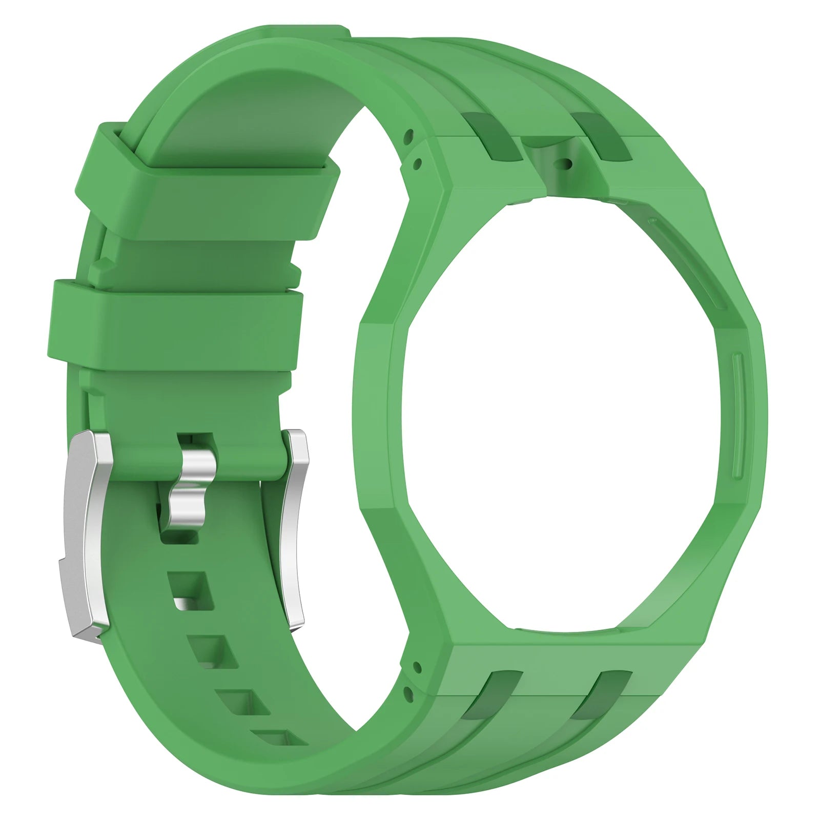 For Swatch AP Royal Pop Frame Bumper Cases Band Pocket Watch Modified Wrist Strap Pocket Watch Changer To Wristwatch Mod Kit Qme Green L