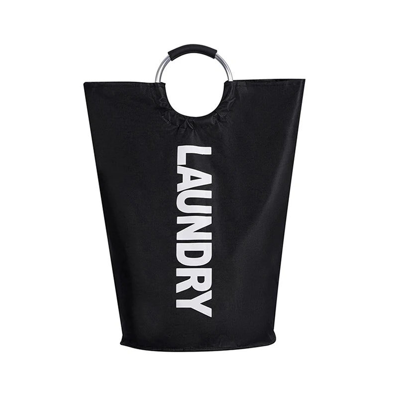 Waterproof Laundry Bag Handle Dirty Clothes Basket Large Oxford Fabric Qme 001